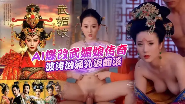 AI爆改武媚娘傳奇!大黑屌淫亂後宮輪番爆操_波濤洶湧乳浪翻滾爽到飛起!