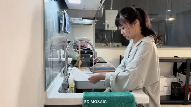 ED Mosaic 家政婦小咪做家事時都在想念曾經交手過的好屌們
